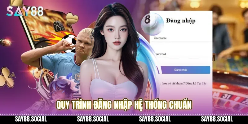 Quy trình đăng nhập hệ thống chuẩn
