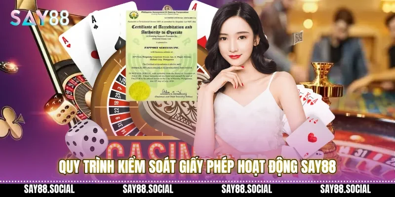 Quy trình kiểm soát giấy phép hoạt động Say88